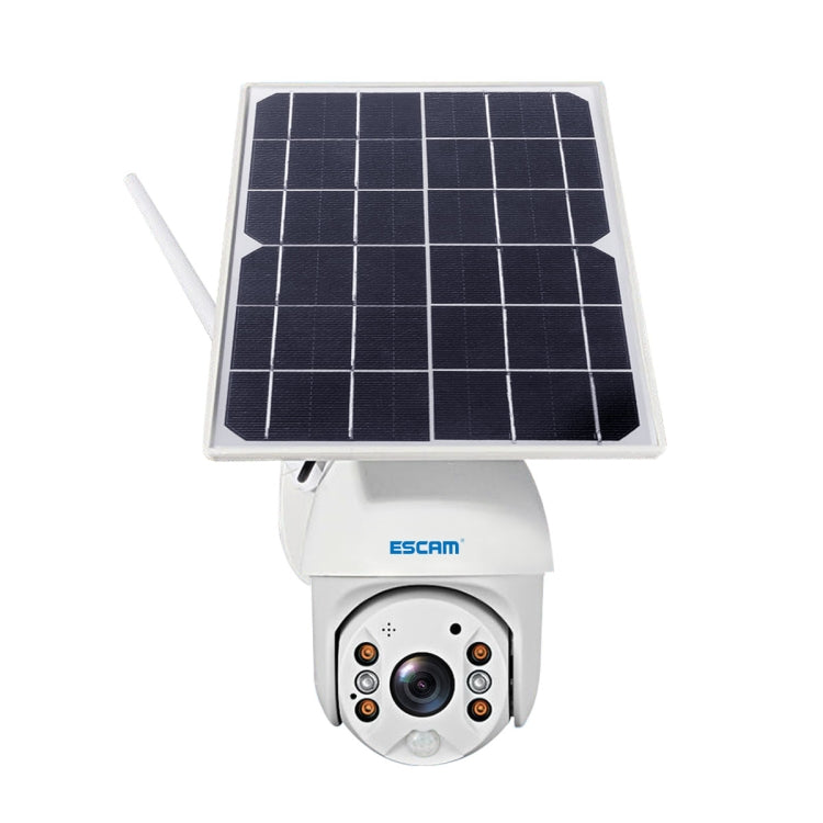 ESCAM QF480 EU Version HD 1080P IP66 Waterproof 4G Solar Panel PT IP Camera with Battery, Support Night Vision / Motion Detection / TF Card / Two Way Audio, with Battery(EU Version) ESCAM QF480 EU Version HD 1080P IP66 Waterproof 4G Solar Panel PT IP Camera with Battery, Support Night Vision / Motion Detection / TF Card / Two Way Audio, with Battery(EU Version)